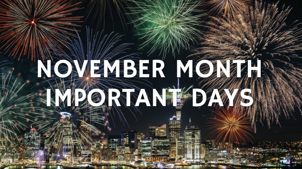 November Month Important Days