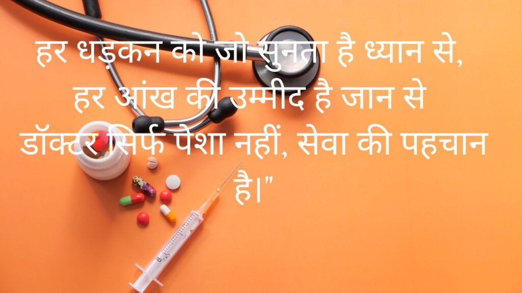 National Doctor  wishes in Hindi 